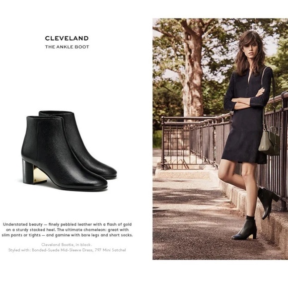 Tory Burch Cleveland 65mm Bootie Women US 7.5 Black - Picture 3 of 16